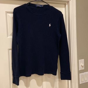 Men’s polo Ralph Lauren size large thermal top, fits small or medium $45